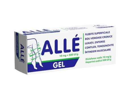 Alle Gel 100g Fiterman Leg Vein & Bruise Care Topical Gel