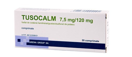 Tusocalm 20 Tablets Dry & Productive Cough Relief