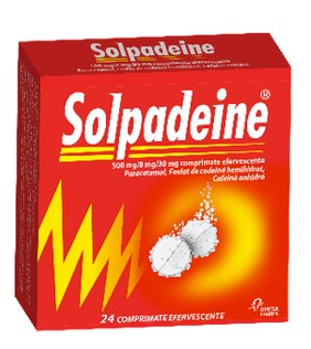 Solpadeine Effervescent 24 Tablets Pain Relief