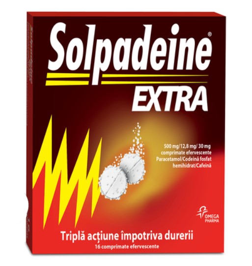 Solpadeine Extra 16 Effervescent Tablets Pain Relief