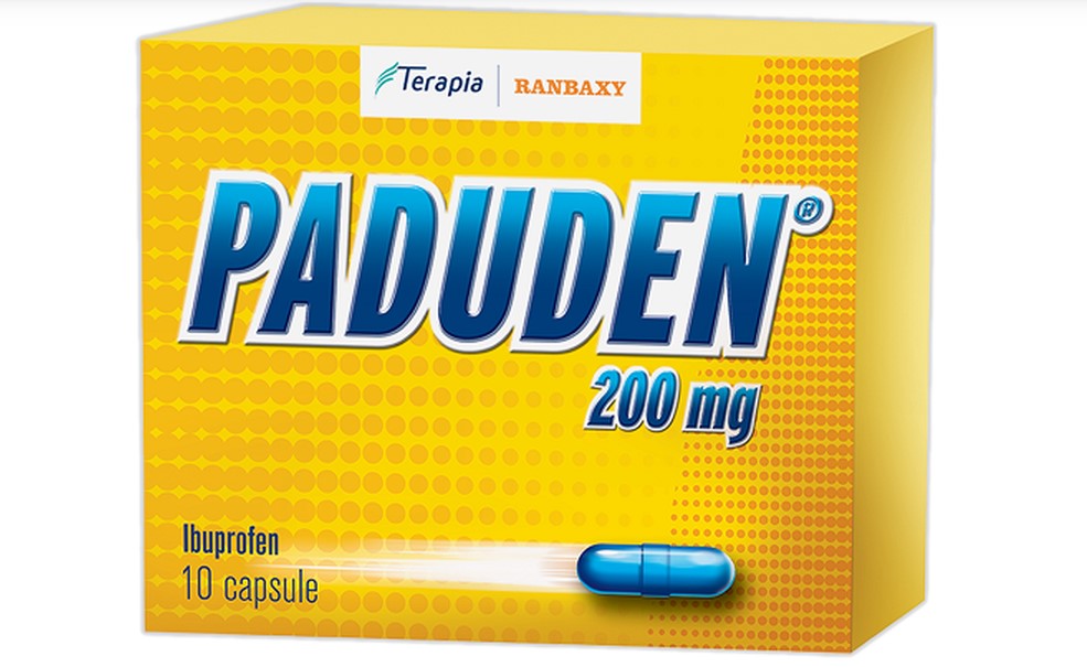 Paduden 200mg 10 Capsules - Pain Relief & Fever Reducer