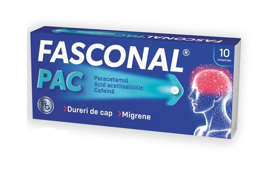 Fasconal PAC 10 Tablets Pain Relief & Fever Reducer