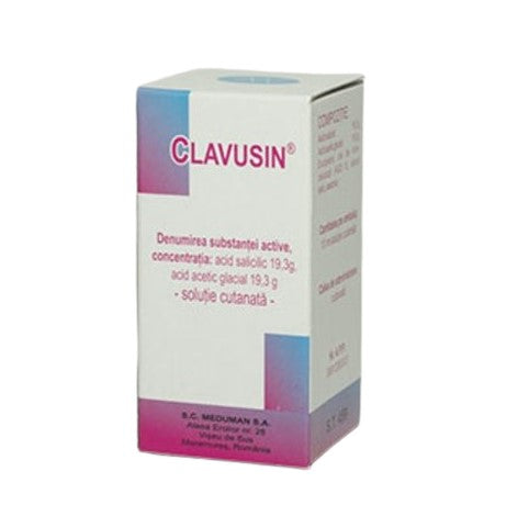 Clavusin 10ml Corn & Callus Remover Salicylic Acid Topical Solution