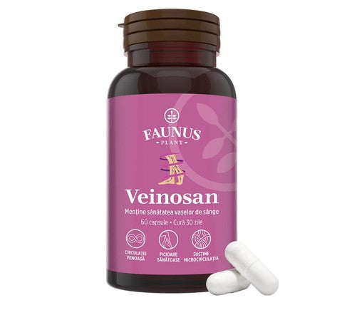 Veinosan 60 Capsules Vein & Leg Circulation Support with Diosmin Horse Chestnut