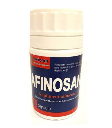 Afinosan 50 Capsules Bilberry Cranberry & Milk Thistle Antioxidant Supplement