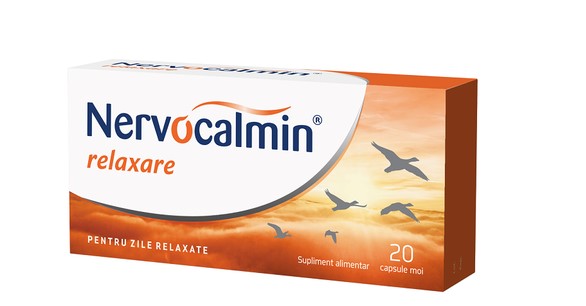 Nervocalmin Relaxation 20 Capsules Herbal Stress & Mood Support Biofarm
