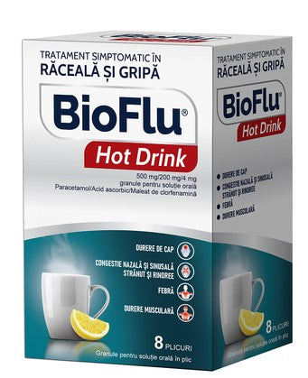 BioFlu 8 sachets - colds and flu