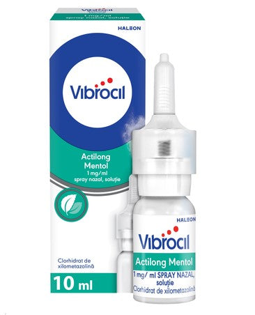 Vibrocil Actilong Menthol 1 mg/ml Nasal Spray 10 ml – Nasal Congestion Relief
