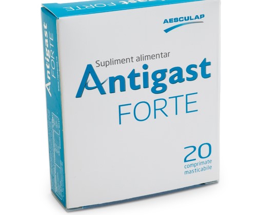 2x Antigast Forte – 20 comprimés | Soulagement rapide des brûlures d'estomac et des reflux acides