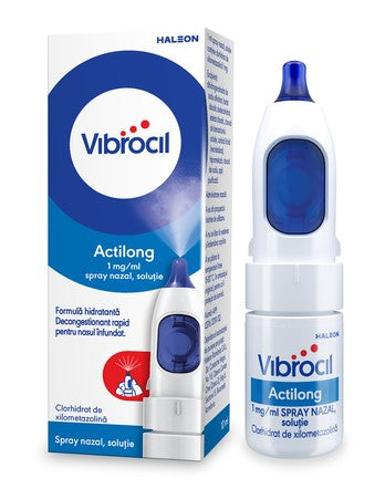 Vibrocil Actilong Nasal Spray 10ml – Fast Nasal Congestion Relief