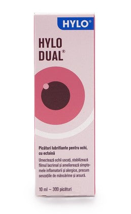HYLO DUAL Eye Drops 10ml – Dry, Irritated & Allergy Relief