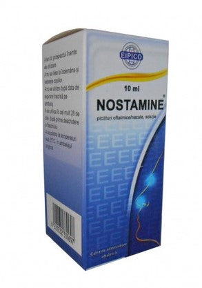 Nostamine Eye & Nasal Drops 10ml – Allergy & Congestion Relief