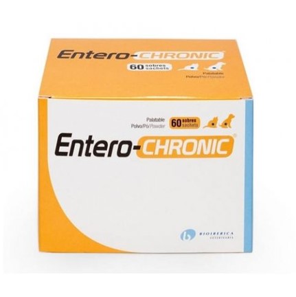 Entero-chronic supplement for intestinal disorders in dogs and cats, 60 sachets