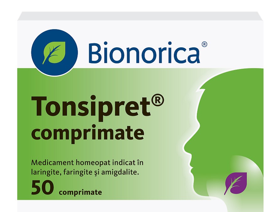 Tonsipret 50 Tablets, Bionorica – Sore Throat & Tonsillitis Relief