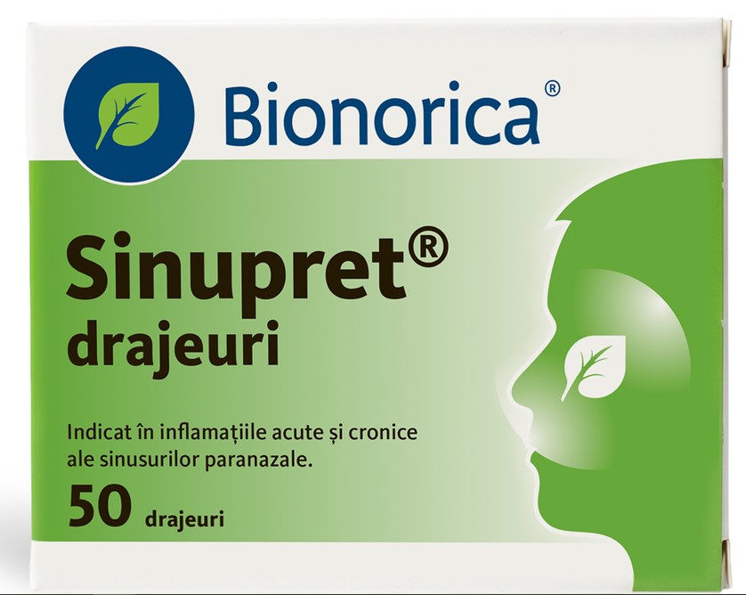 Sinupret 50 Dragees – Sinusitis & Nasal Congestion Relief