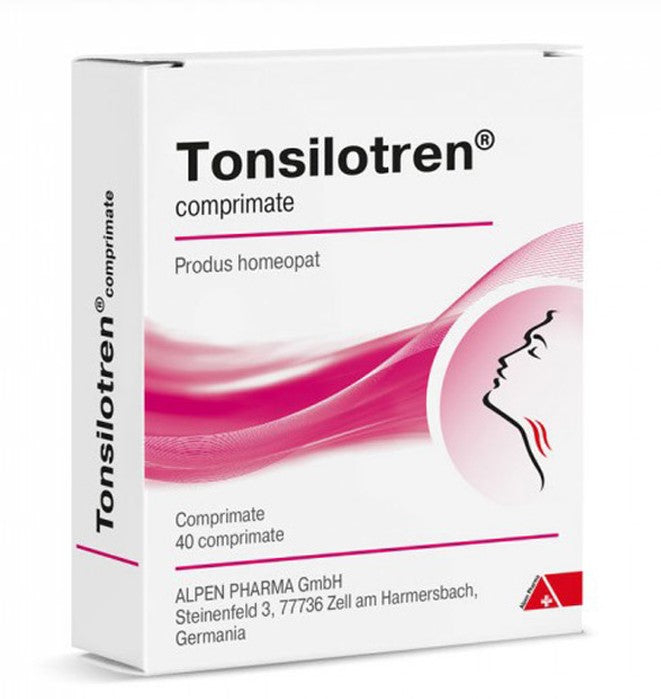 Tonsilotren 40 Tablets – Sore Throat & Tonsil Relief
