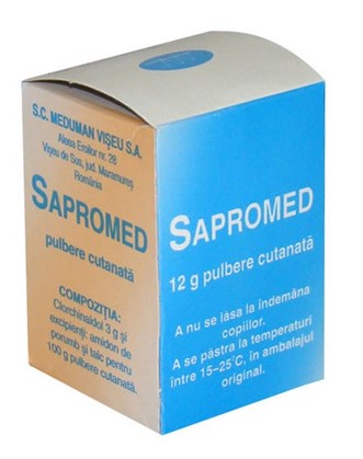 Sapromed Cutaneous Powder 12 g – Skin Infection Treatment