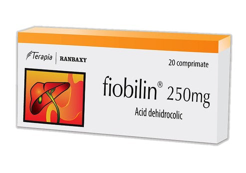 Fiobilin 250 mg 20 Tablets – Bile Flow & Digestive Support