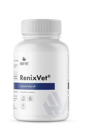 RenixVet 60 Twist-Off Tablets, Hexy Vet – Urinary & Kidney Support for Dogs & Cats