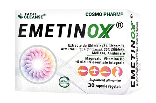 EmetinoX 30 Vegetable Capsules – Liver & Digestive Support