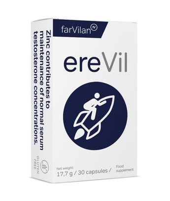 Male Sexual Health & Potency Support - Erevil 30 Capsules