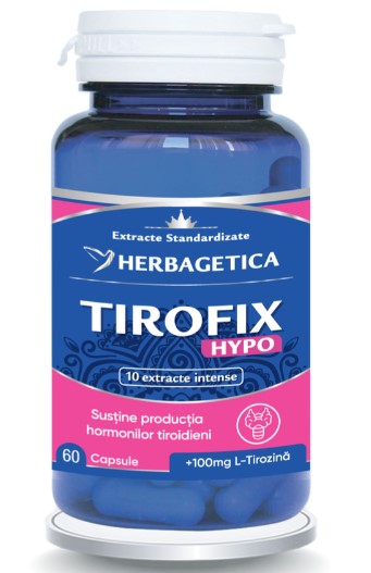 Tirofix Hypo, 60 capsules – contributes to stimulating the production of thyroid hormones
