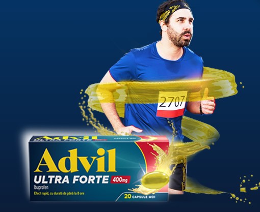 Advil Ultra Forte 400 mg – Rapid Relief for Moderate Pain & Fever