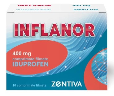 2 boxes  x  Inflanor 400 mg Ibup Tablets – Pain, Fever & Inflammation Relief