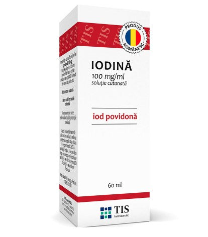 Iodine cutaneous solution, 10%, 60 ml