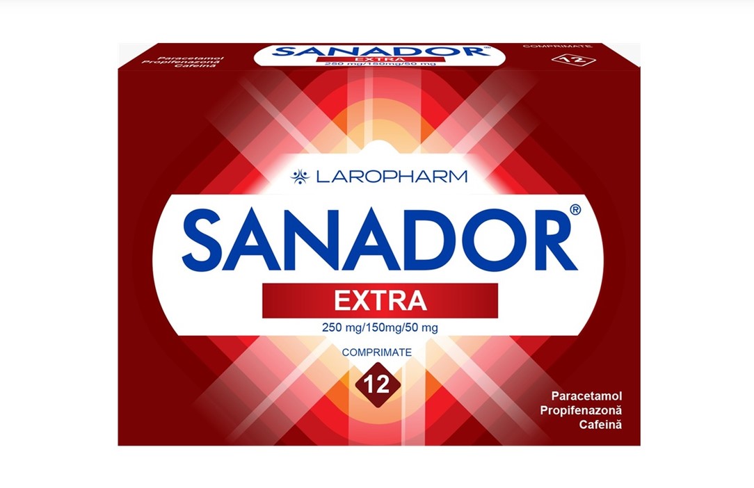 Sanador Extra, 250 mg/150 mg/50 mg