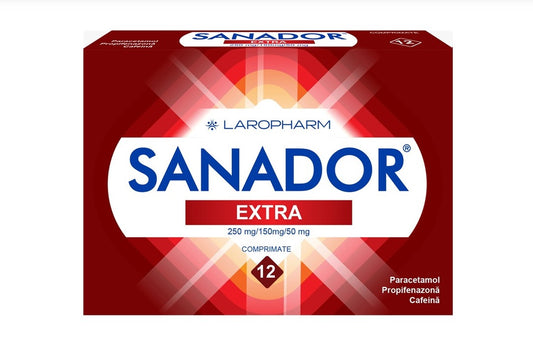 Sanador Extra, 250 mg/150 mg/50 mg