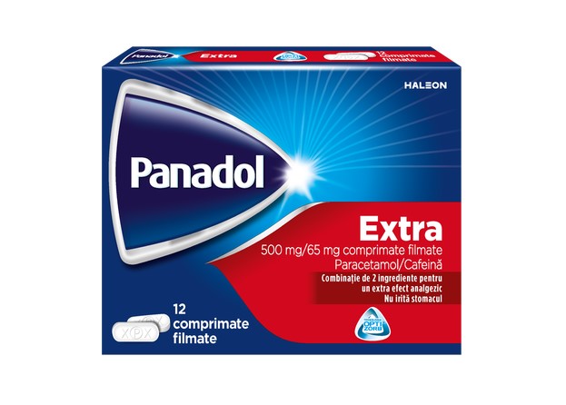 Panadol Extra, 500 mg, 12 tablets
